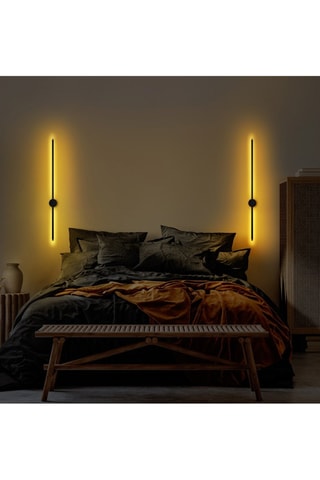 Applique murale LED Sword - Noir - 13 W