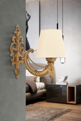 Applique murale Gloria - Beige - 40 W