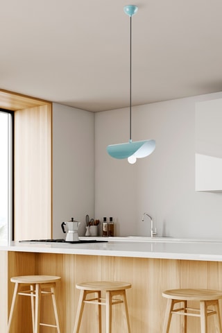 Lámpara de techo Eger - Turquesa - 40 W