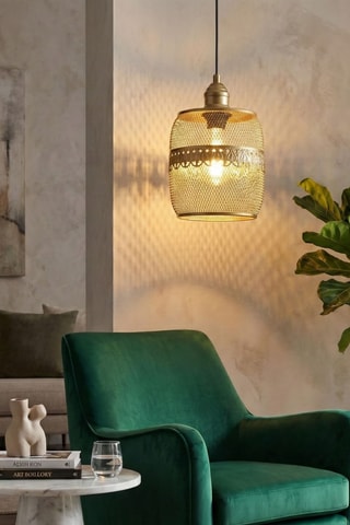 Suspension Berk - Doré - 40 W