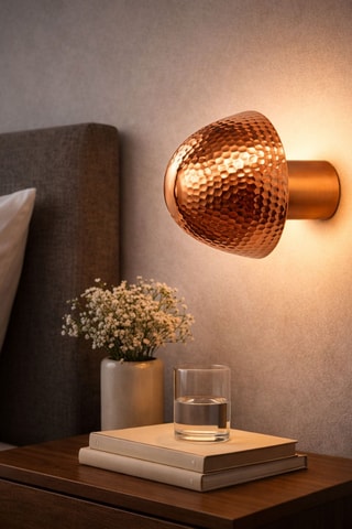 Applique murale Petek - Doré rose - 10 W