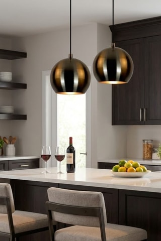 Suspension Orbit - Doré - 2 x 40 W