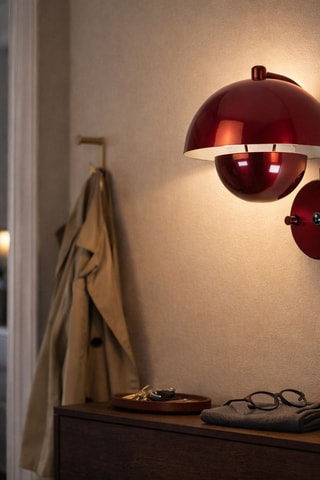 Applique murale Eylul - Rouge - 40 W