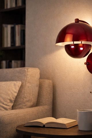 Applique murale Eylul - Rouge - 40 W