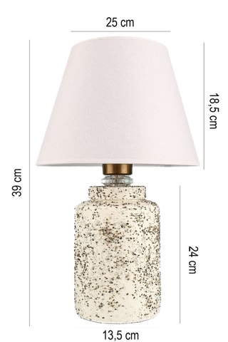 Lampe à poser - Blanc - 40 W