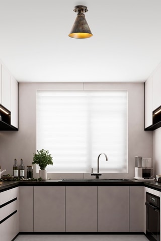 Plafonnier Veysel - Marron - 40 W