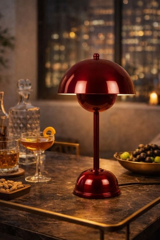 Lampe à poser Eylul - Rouge - 40 W