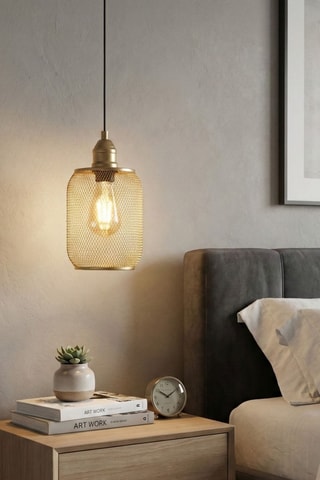 Suspension Berk - Doré - 40 W