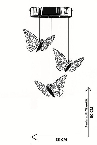 Suspension LED - Doré
