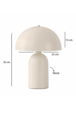 Lámpara de sobremesa - Beige