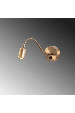 Applique murale Reading - Doré - 1 W