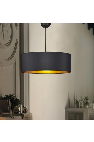Candeeiro suspenso LED Ayd - Preto