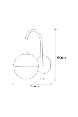 Applique murale Karsor -  Bronze - 40 W