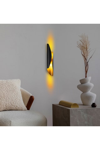 Applique murale Flare - Noir - 10 W