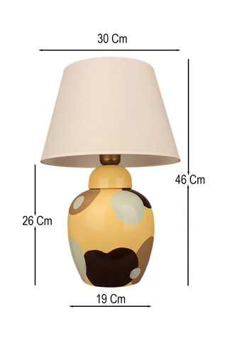 Lampe à poser - Jaune - 40 W