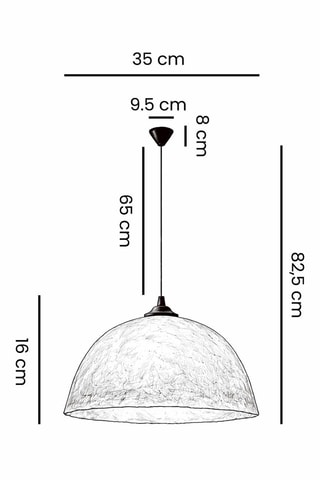 Suspension - Marron - 40 W