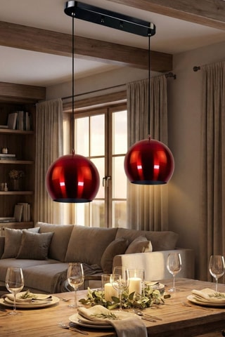 Suspension Orbit - Rouge - 2 x 40 W