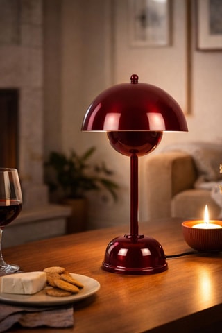 Lampe à poser Eylul - Bordeaux - 40 W