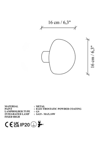 Applique murale - Cuivre