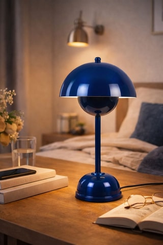 Lampe à poser Eylul - Bleu - 40 W