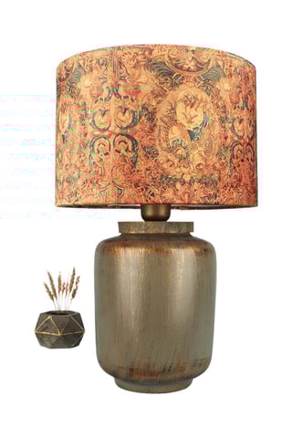 Lampe à poser en céramique - Bronze - 40 W