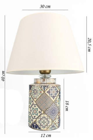 Lampe à poser - Blanc - 40 W