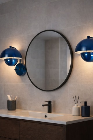 Applique murale Eylul - Bleu - 40 W