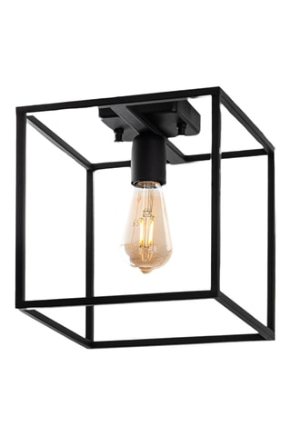 Plafonnier Kafes - Noir - 40 W