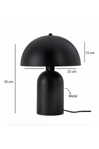 Lámpara de sobremesa - Negro