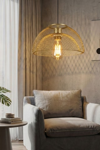 Suspension Berk - Doré - 40 W