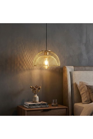 Suspension Berk - Doré - 40 W