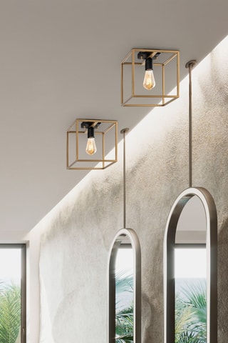 Plafonnier Kafes - Doré - 40 W