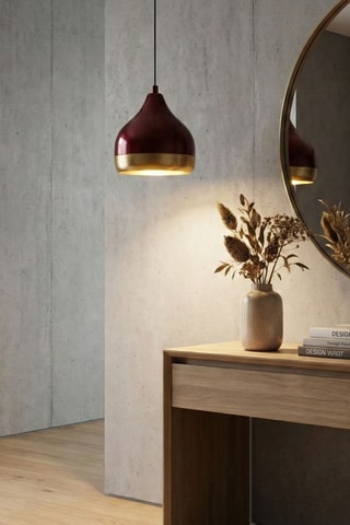 Suspension Yildo - Bordeaux - 40 W