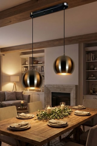 Suspension Orbit - Doré - 2 x 40 W