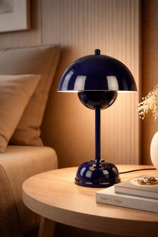 Lampe à poser Eylul - Bleu marine - 40 W