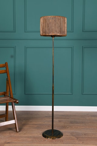 Lampadaire - Doré rose - 45 à 60 W - 165 cm