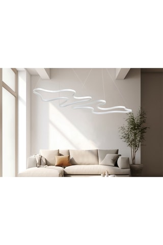 Suspension LED - Blanc - 2 x 60 W