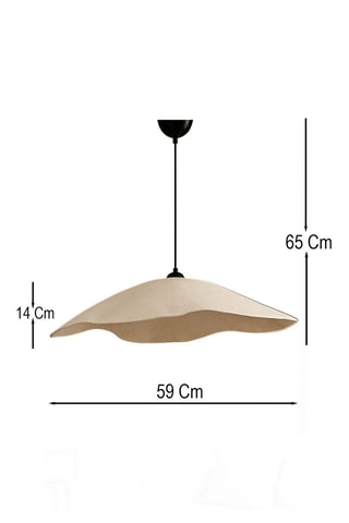 Lámpara de techo - Crema - 40 W