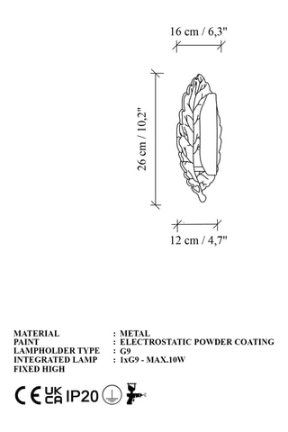 Applique murale - Bronze