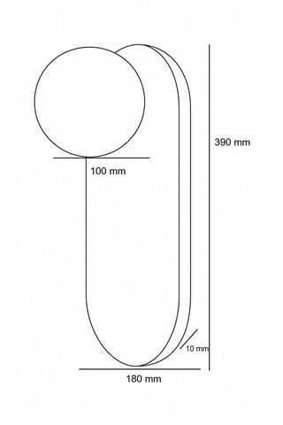 Applique murale - 10 W - Beige