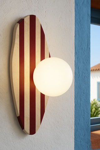 Applique murale en travertin - Beige - 10 W