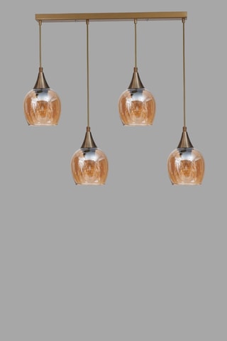 Suspension - Doré - 4 x 40 W