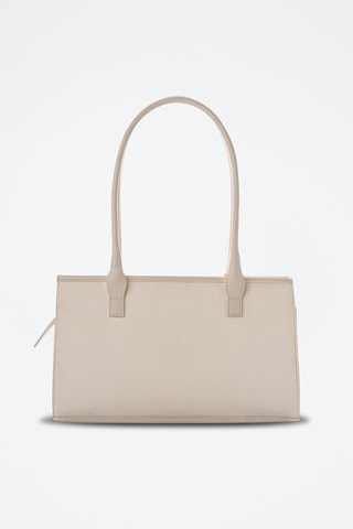 Sac porté épaule en cuir Viterbo - Beige