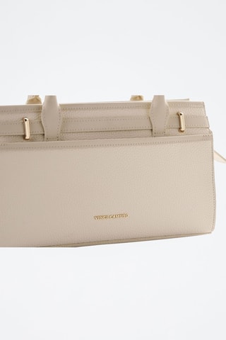 Sac porté épaule en cuir Viterbo - Beige