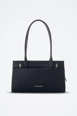 Sac porté épaule en cuir Viterbo - Noir