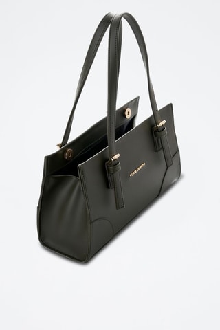 Sac porté épaule en cuir Barletta - Vert