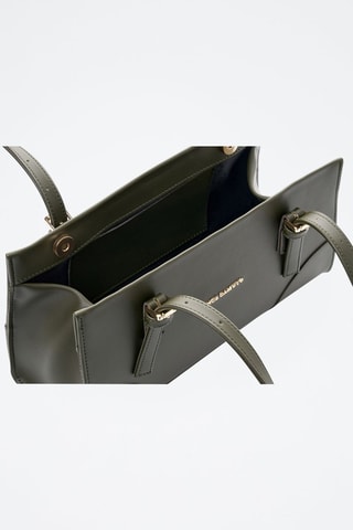 Sac porté épaule en cuir Barletta - Vert