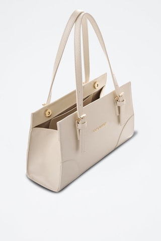 Sac porté épaule en cuir Barletta - Beige