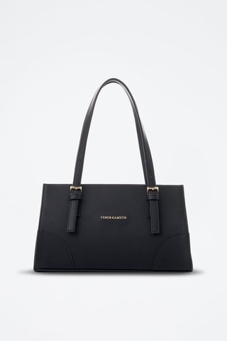 Sac porté épaule en cuir Barletta - Noir