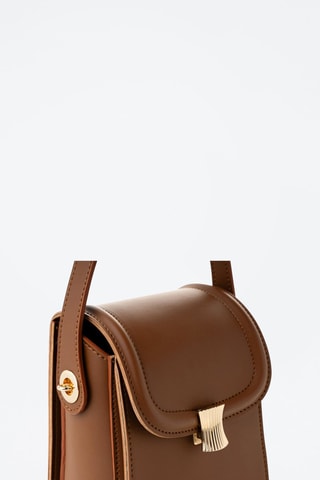 Sac bandoulière Lagoon - Marron